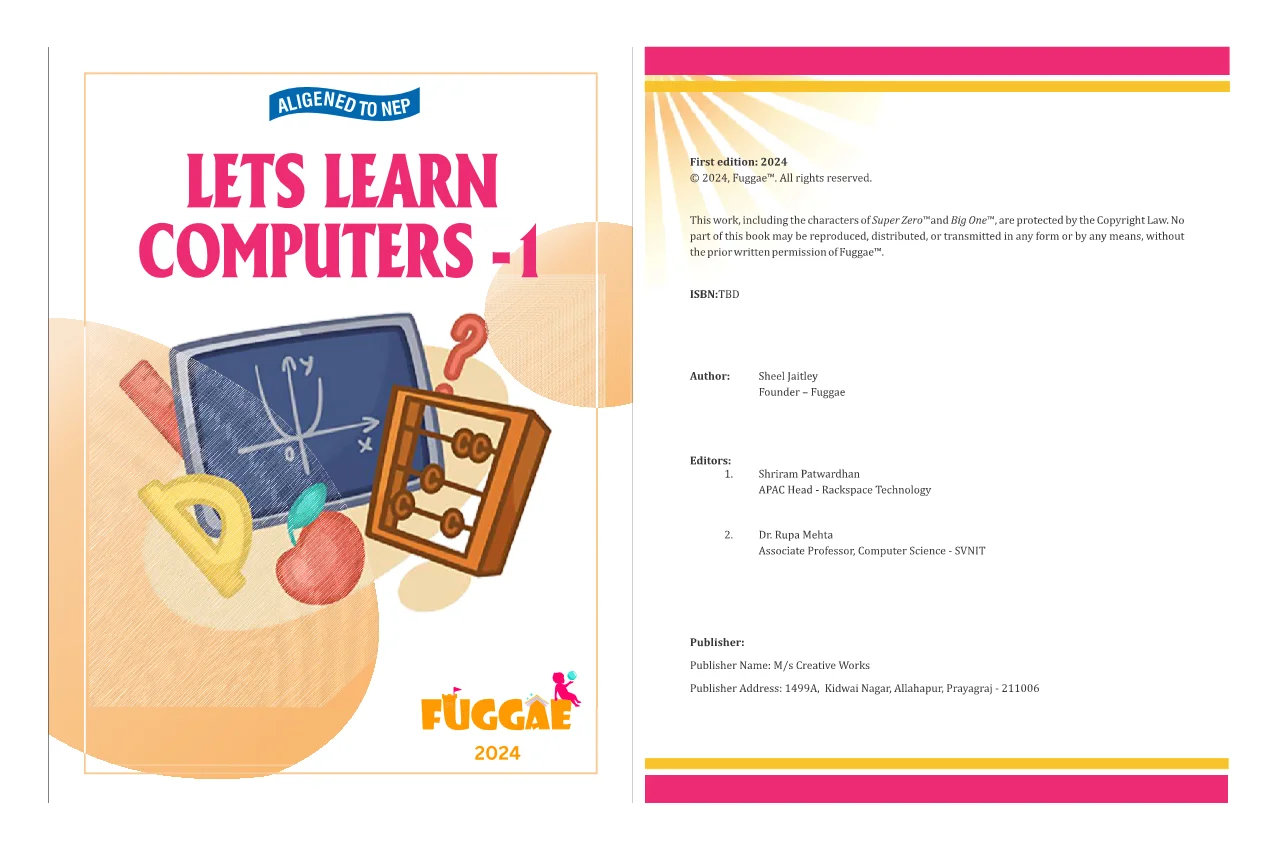 Environmental studies book Grade 3 design by Mithilesh Kumar