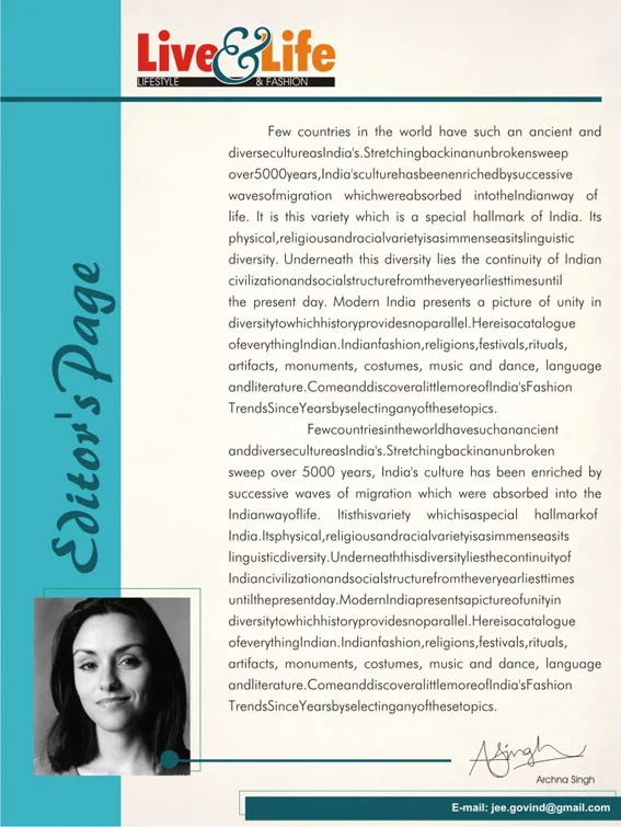 Trade publication cover for business monthly by Mithilesh Kumar