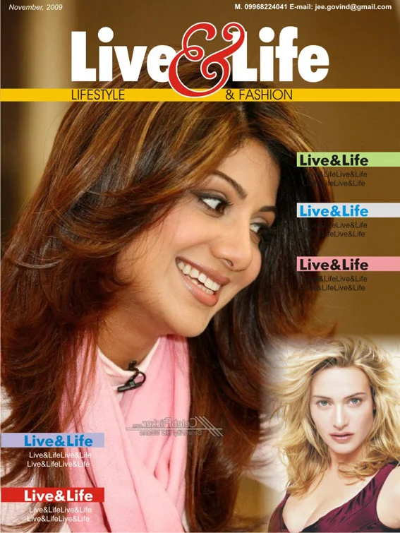Lifestyle magazine cover for women's monthly by Mithilesh Kumar